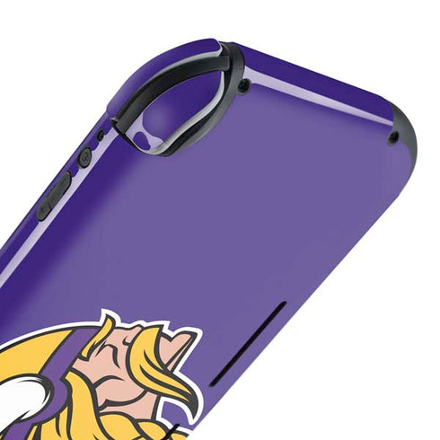 NFL Minnesota Vikings Retro Logo Nintendo Switch Lite Skin